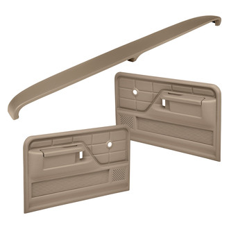 Coverlay® - Medium Brown Dash Cover and Door Panels Combo Kit