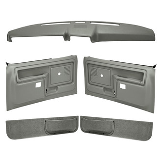 Coverlay® - Medium Gray Interior Combo Kit (Slide Locks)