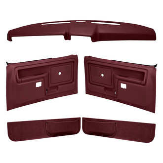 Coverlay® - Maroon Interior Combo Kit (Slide Locks)