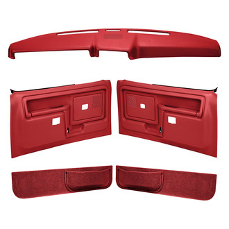 Coverlay® - Red Interior Combo Kit (Power Windows and Slide Locks)