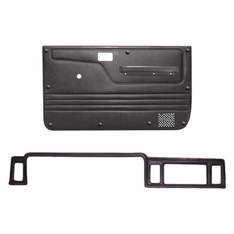 Coverlay® - Dark Brown Dash Cover and Door Panels Combo Kit (Full Power Windows)