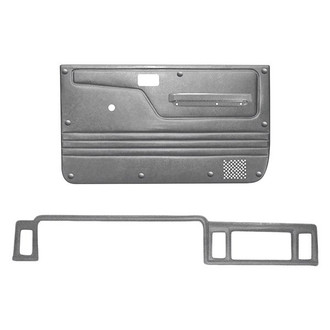 Coverlay® - Taupe Gray Dash Cover and Door Panels Combo Kit (No Power Windows)
