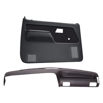 Coverlay® - Dark Brown Dash Cover and Door Panels Combo Kit (Full Power Windows)