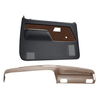 Coverlay® - Medium Brown Dash Cover and Door Panels Combo Kit (Full Power Windows)