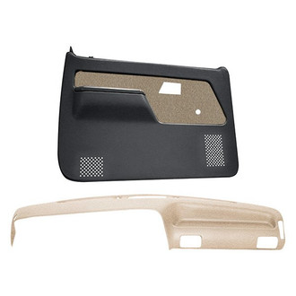 Coverlay® - Neutral Dash Cover and Door Panels Combo Kit (Full Power Windows)