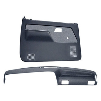 Coverlay® - Slate Gray Dash Cover and Door Panels Combo Kit (Full Power Windows)