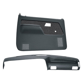 Coverlay® - Dark Gray Dash Cover and Door Panels Combo Kit (No Power Windows)