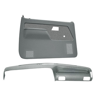 Coverlay® - Light Gray Dash Cover and Door Panels Combo Kit (No Power Windows)
