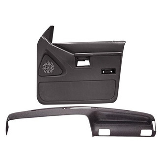 Coverlay® - Dark Brown Dash Cover and Door Panels Combo Kit (Full Power Windows)