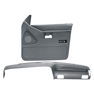 Coverlay® - Medium Gray Dash Cover and Door Panels Combo Kit (Full Power Windows)