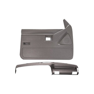 Coverlay® - Light Gray Dash Cover and Door Panels Combo Kit (Full Power Windows)