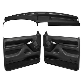 Coverlay® - Black Dash Cover and Door Panels Combo Kit (Full Power Windows)