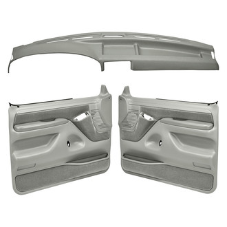 Coverlay® - Light Gray Dash Cover and Door Panels Combo Kit (Full Power Windows)