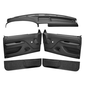 Coverlay® - Dark Gray Dash Cover and Door Panels Combo Kit (No Power Windows)