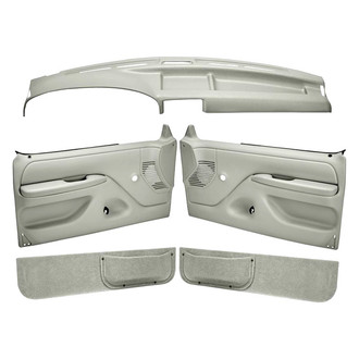 Coverlay® - Light Gray Dash Cover and Door Panels Combo Kit (No Power Windows)