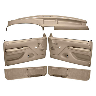 Coverlay® - Medium Brown Dash Cover and Door Panels Combo Kit (No Power Windows)