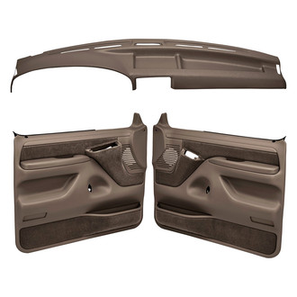 Coverlay® - Dark Brown Dash Cover and Door Panels Combo Kit