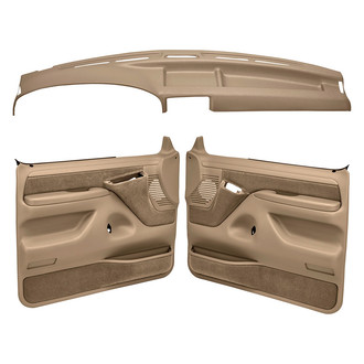 Coverlay® - Light Brown Dash Cover and Door Panels Combo Kit