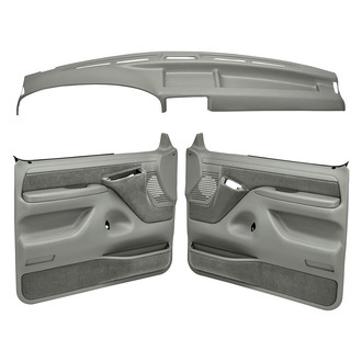 Coverlay® - Medium Gray Dash Cover and Door Panels Combo Kit