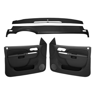 Coverlay® - Black Interior Combo Kit (w/o Speaker Cut Out, Full Power Windows)