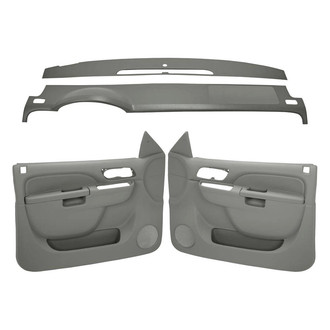 Coverlay® - Medium Gray Interior Combo Kit (w/o Speaker Cut Out, Full Power Windows)