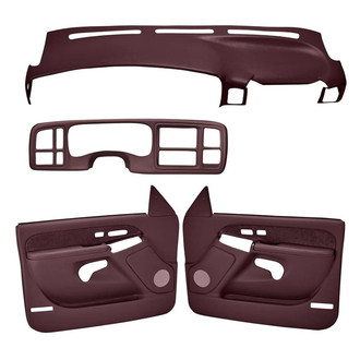 Coverlay® - Maroon Interior Combo Kit (w/o Bose Speaker Cut Out, Full Power Windows)