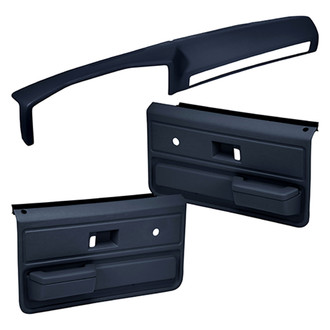 Coverlay® - Dark Blue Dash Cover and Door Panels Combo Kit