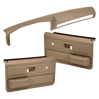 Coverlay® - Light Brown Dash Cover and Door Panels Combo Kit