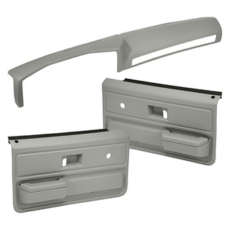 Coverlay® - Light Gray Dash Cover and Door Panels Combo Kit