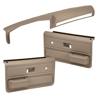 Coverlay® - Medium Brown Dash Cover and Door Panels Combo Kit