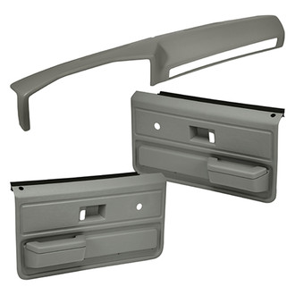 Coverlay® - Medium Gray Dash Cover and Door Panels Combo Kit