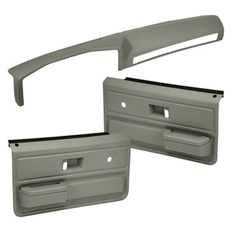 Coverlay® - Taupe Gray Dash Cover and Door Panels Combo Kit