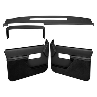Coverlay® - Black Dash Cover and Door Panels Combo Kit (Full Power Windows)