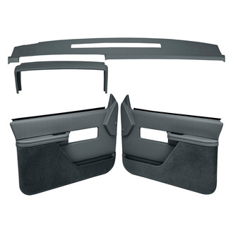 Coverlay® - Slate Gray Dash Cover and Door Panels Combo Kit (Full Power Windows)