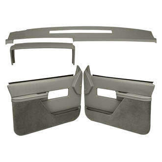 Coverlay® - Taupe Gray Dash Cover and Door Panels Combo Kit (Full Power Windows)