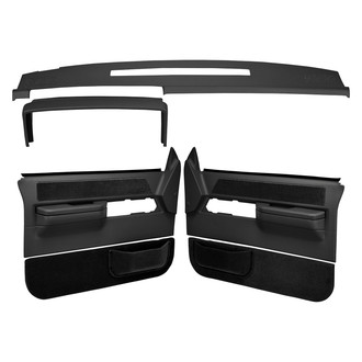 Coverlay® - Black Dash Cover and Door Panels Combo Kit (Full Power Windows)