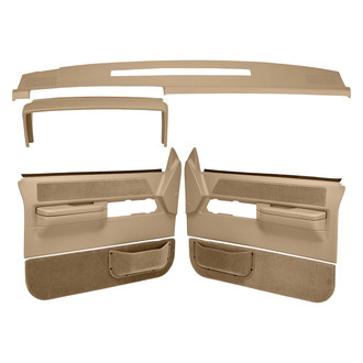 Coverlay® - Neutral Dash Cover and Door Panels Combo Kit (Full Power Windows)