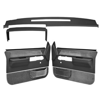 Coverlay® - Dark Gray Dash Cover and Door Panels Combo Kit (No Power Windows)