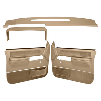 Coverlay® - Neutral Dash Cover and Door Panels Combo Kit (No Power Windows)