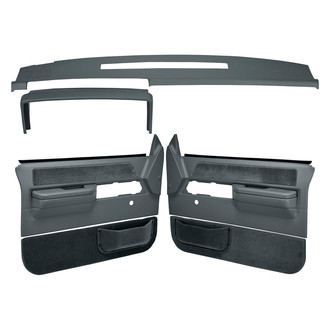 Coverlay® - Slate Gray Dash Cover and Door Panels Combo Kit (No Power Windows)