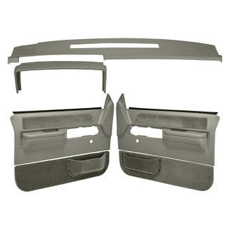 Coverlay® - Taupe Gray Dash Cover and Door Panels Combo Kit (No Power Windows)