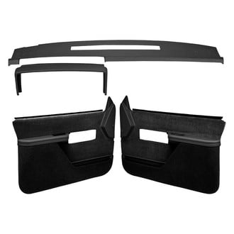 Coverlay® - Black Dash Cover and Door Panels Combo Kit (Full Power Windows, Full Upholstery)
