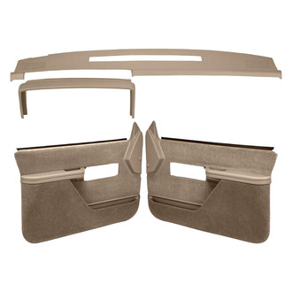 Coverlay® - Medium Brown Dash Cover and Door Panels Combo Kit (Full Power Windows, Full Upholstery)