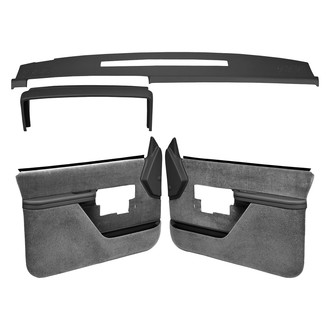 Coverlay® - Dark Gray Dash Cover and Door Panels Combo Kit (Full Power Windows)