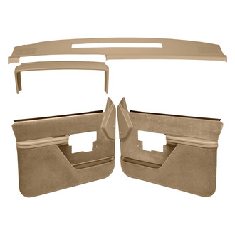 Coverlay® - Neutral Dash Cover and Door Panels Combo Kit (Full Power Windows)