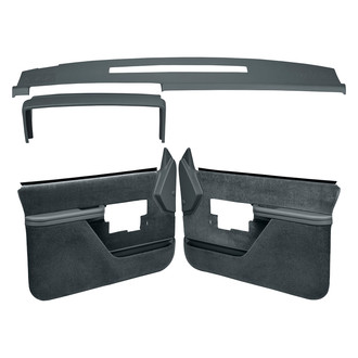 Coverlay® - Slate Gray Dash Cover and Door Panels Combo Kit (Full Power Windows)