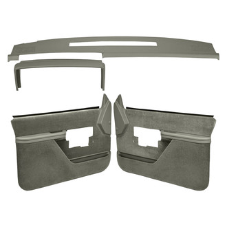 Coverlay® - Taupe Gray Dash Cover and Door Panels Combo Kit (Full Power Windows)