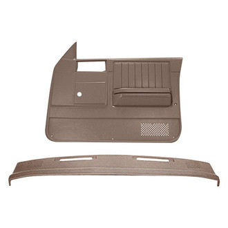 Coverlay® - Medium Brown Dash Cover and Door Panels Combo Kit (No Power Windows)