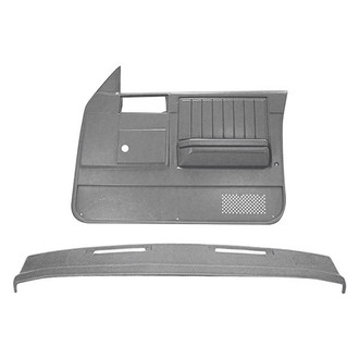 Coverlay® - Taupe Gray Dash Cover and Door Panels Combo Kit (No Power Windows)