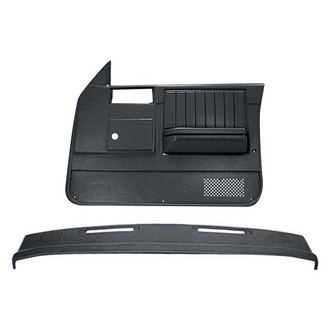 Coverlay® - Black Dash Cover and Door Panels Combo Kit (Power Windows)